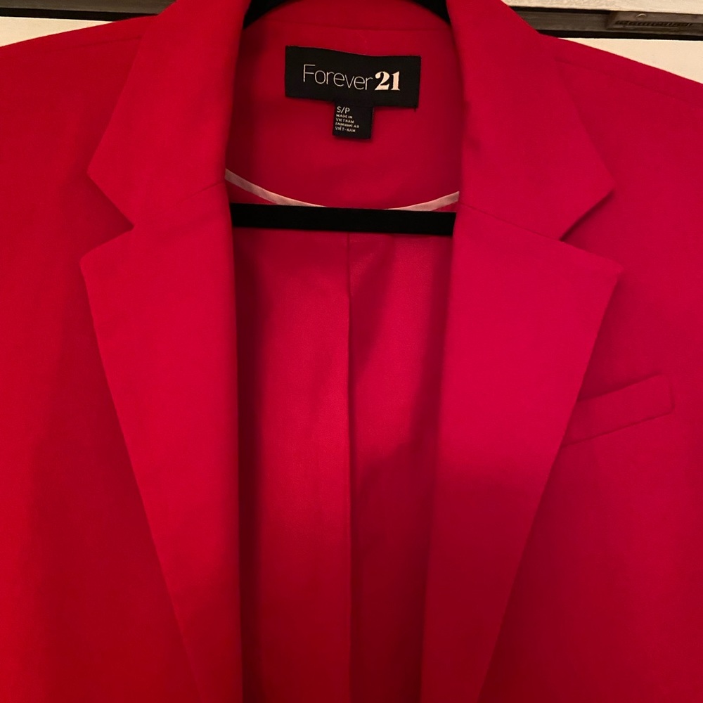 Red blazer